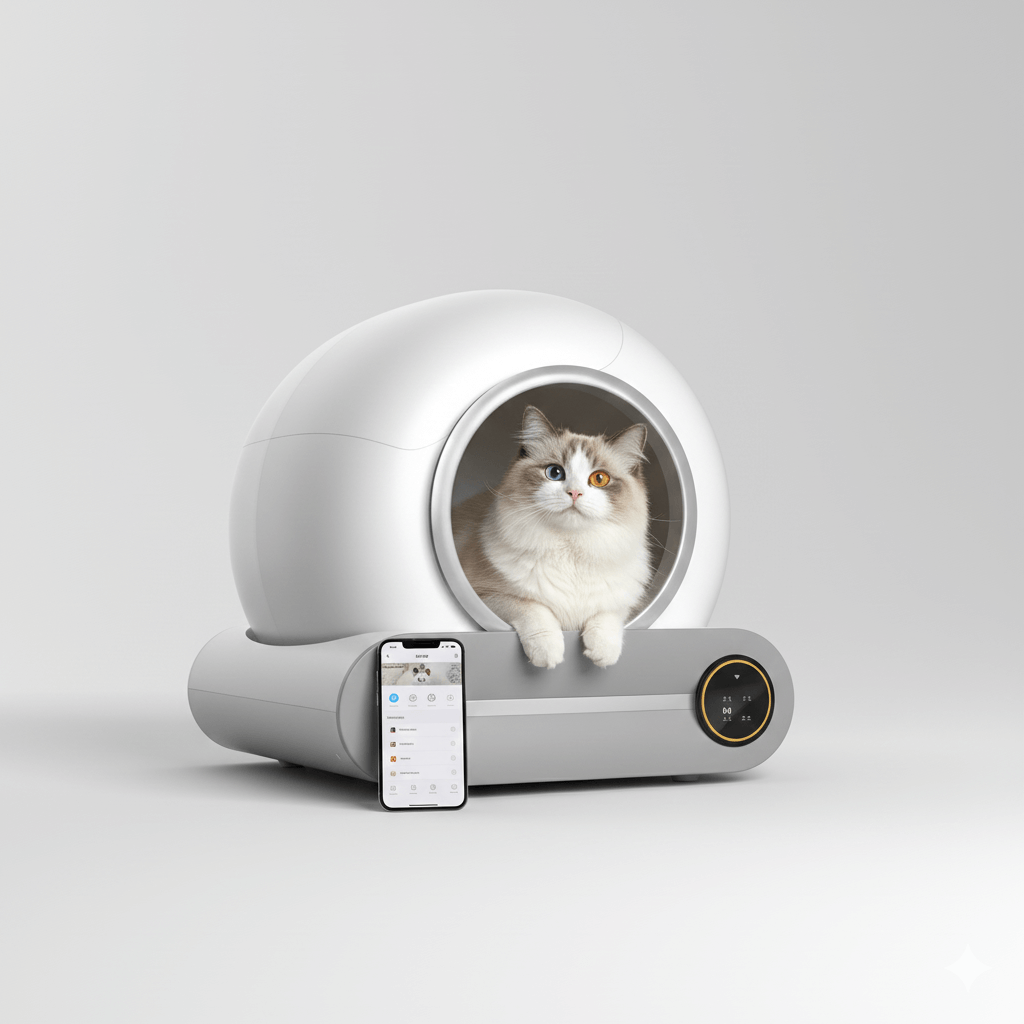 Felinoria PureCare™ - Litière Automatique Haute Performance & Anti-Odeurs