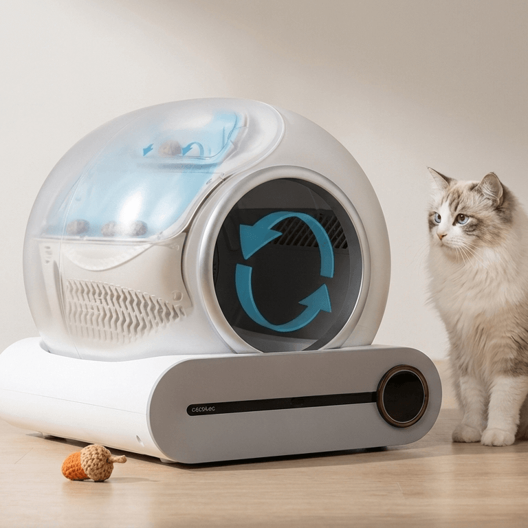 Felinoria PureCare™ - Litière Automatique Haute Performance & Anti-Odeurs