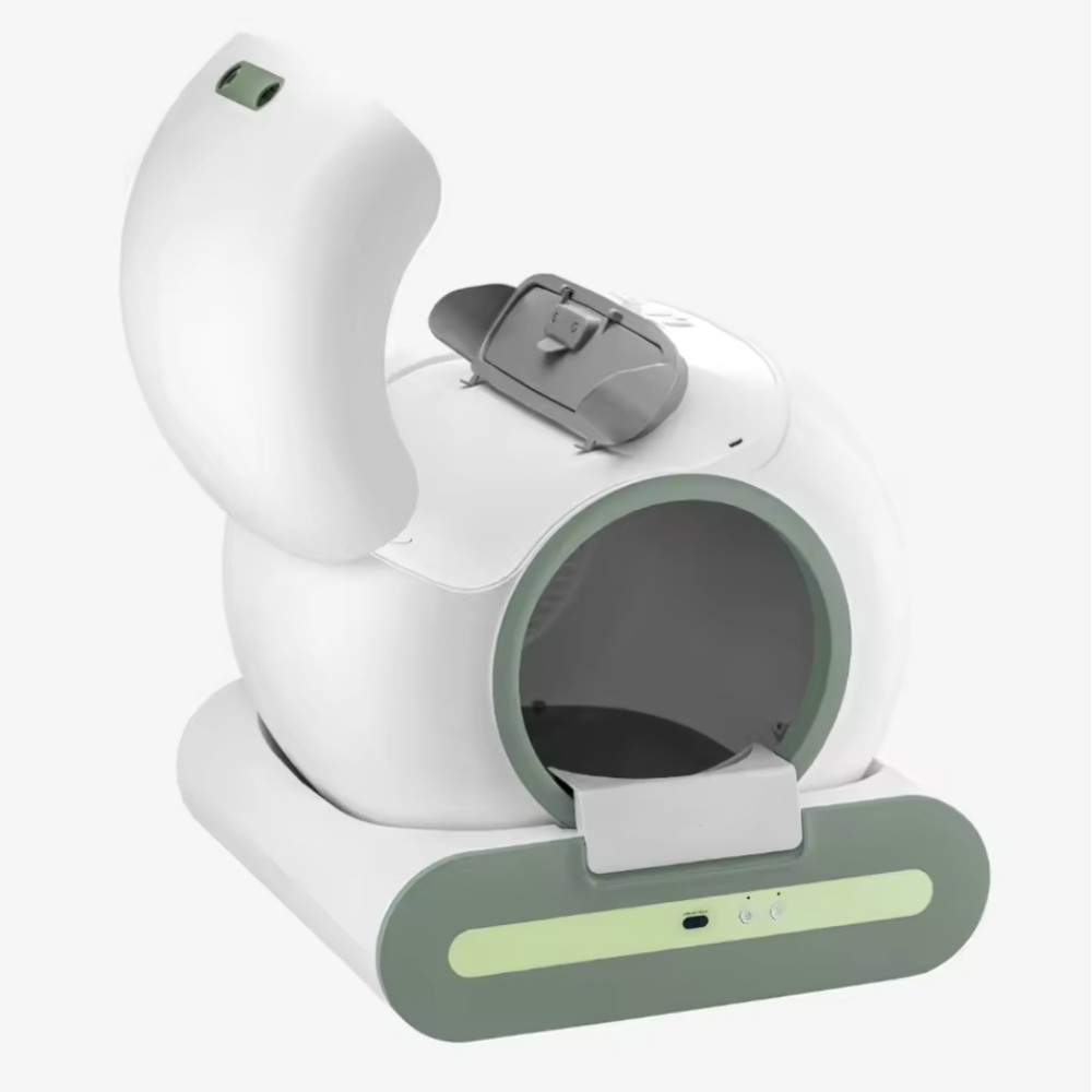 Litière Automatique Autonettoyante - Vert Sauge