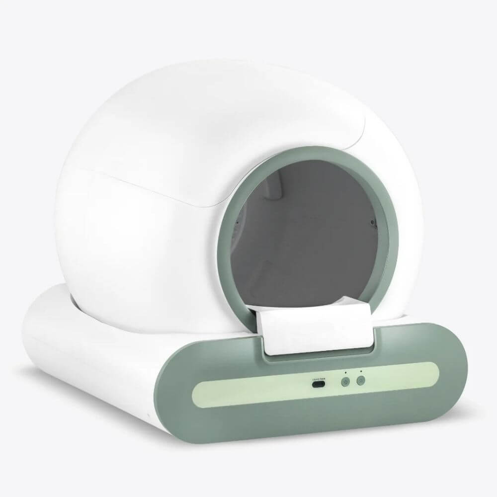 Felinoria_PureCare_Litiere_Automatique_Autonettoyante_Vert_Sauge