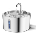 Fontaine à Eau pour Chat Automatique en Acier Inoxydable - 2,2L