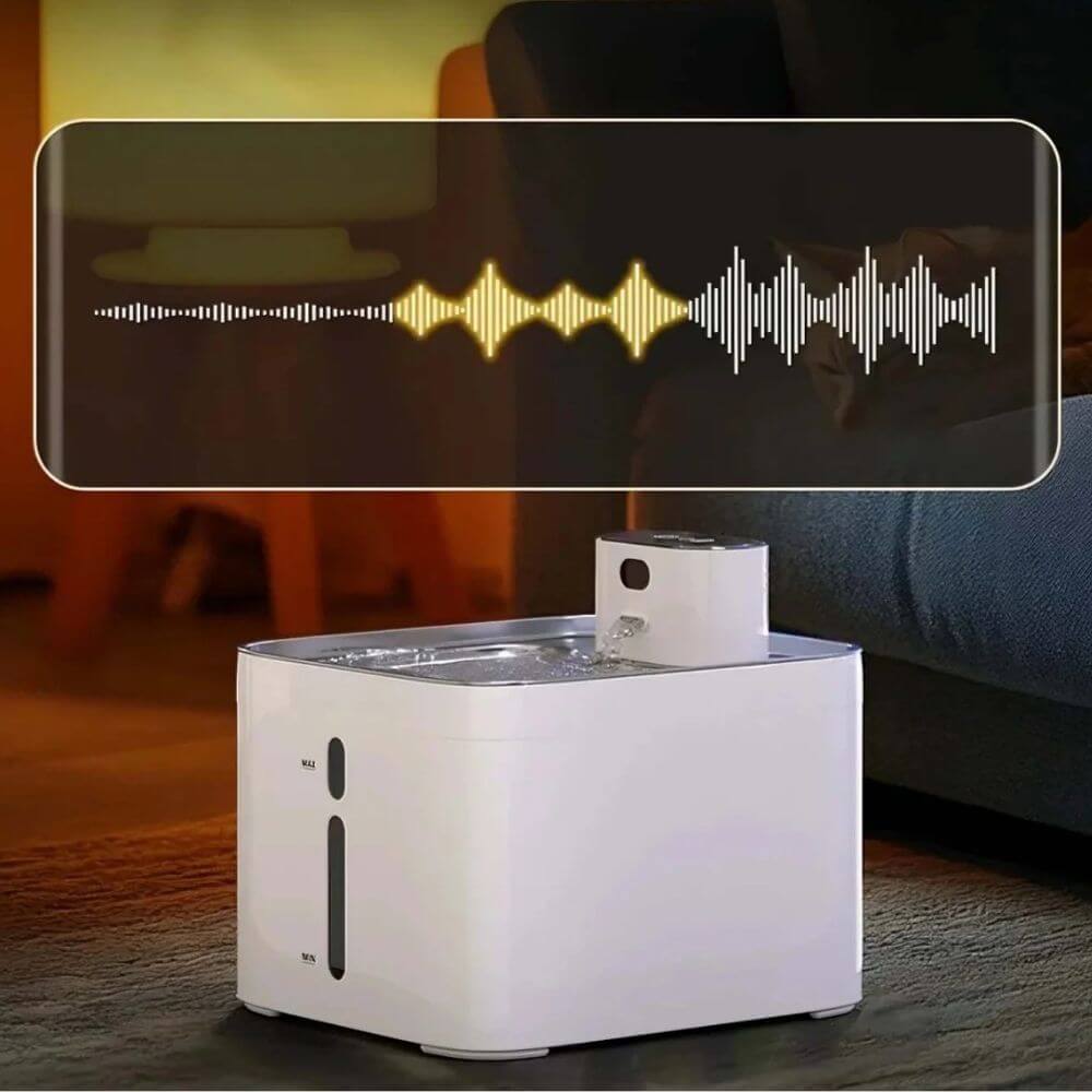 Fontaine à Eau pour Chat Sans Fil - Batterie Rechargeable (4,2L)