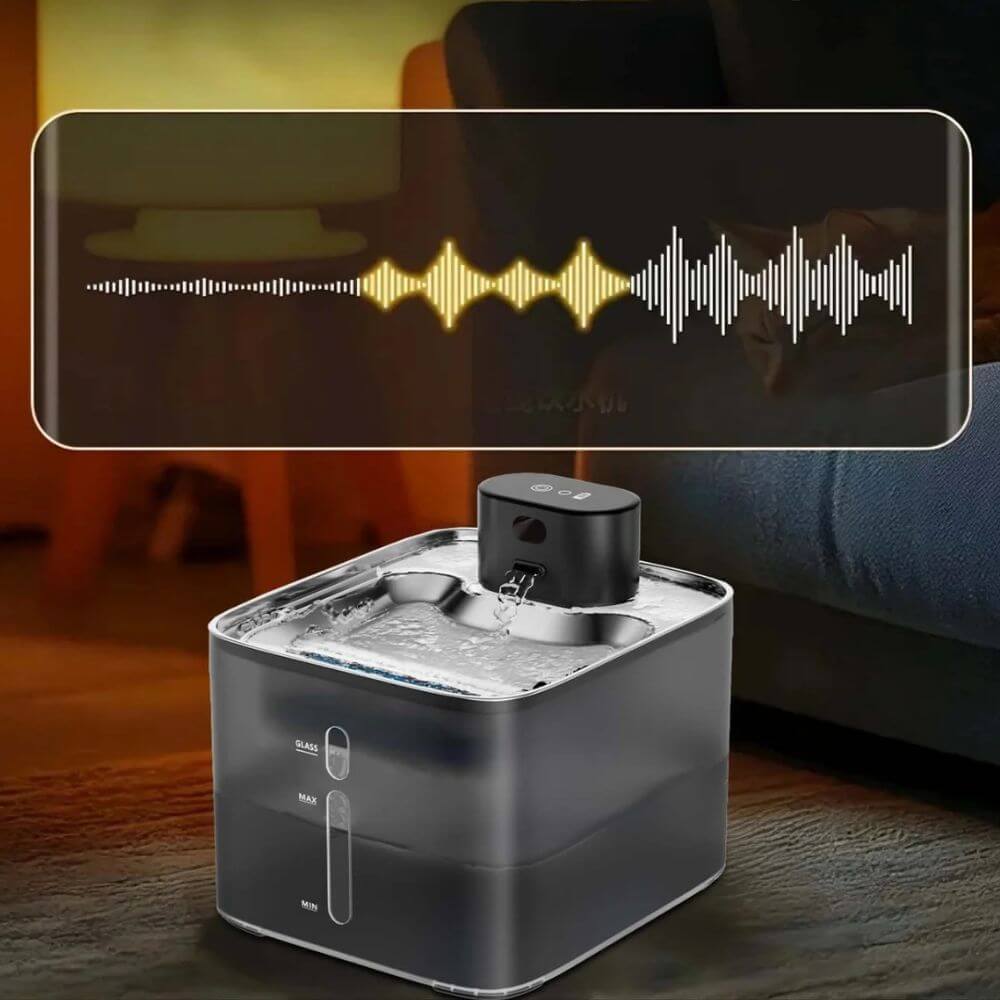 Fontaine à Eau pour Chat Sans Fil - Batterie Rechargeable (4,2L)