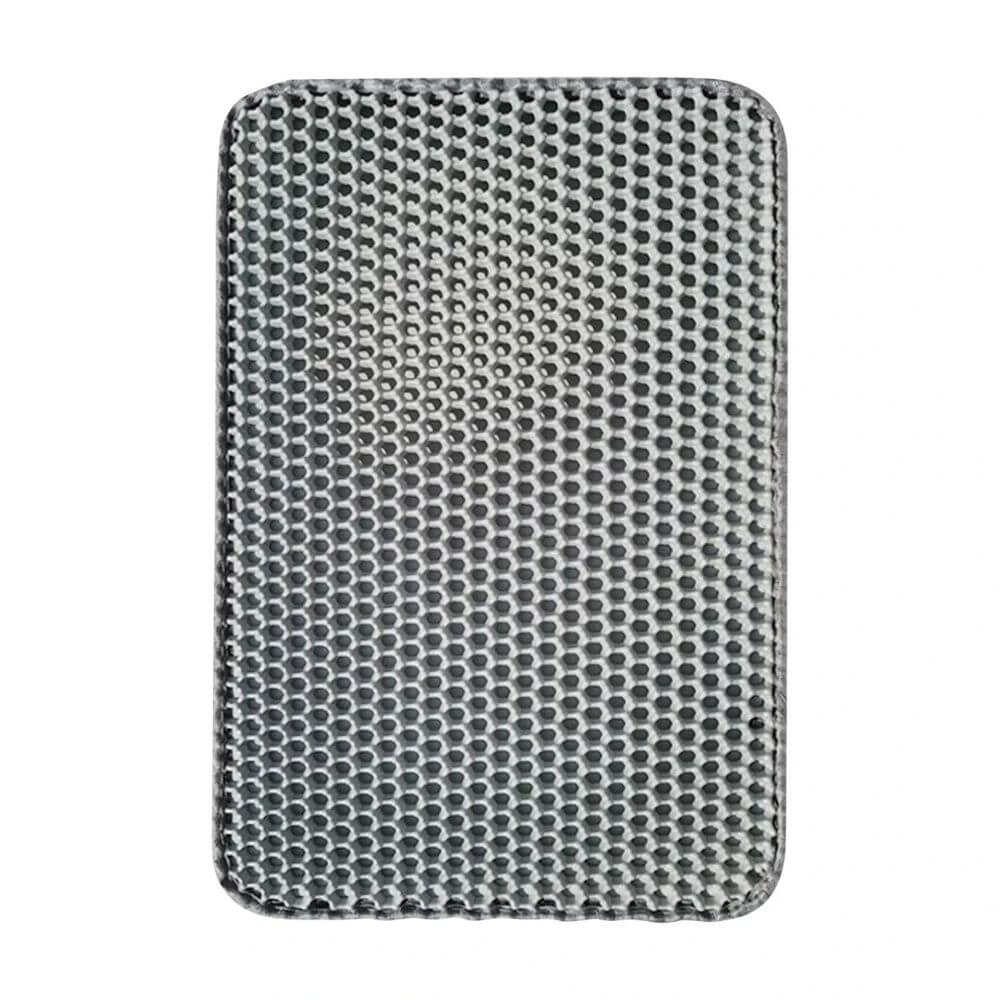 Tapis de litière à double couche alvéolée